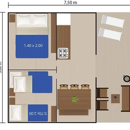 Luxussátor Easyatent Fkk Safari Tent Solaris Naturist - Clothes Free