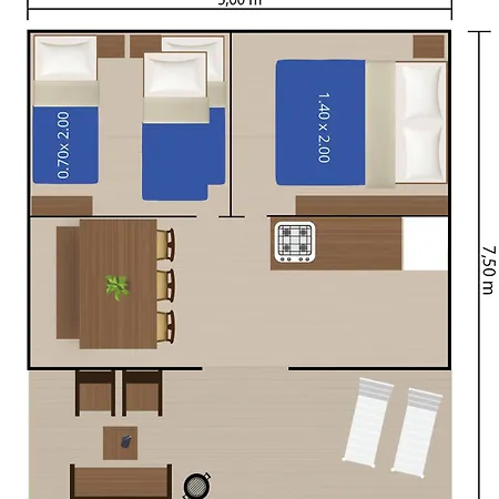 Easyatent Fkk Safari Tent Solaris Naturist - Clothes Free Tente de luxe